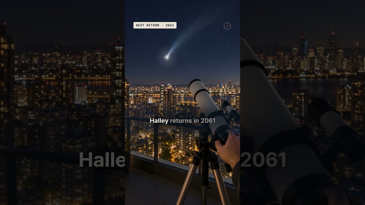 POV: Earth flies through a comet’s tail · Halley 1910